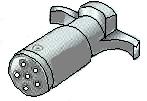 6-way trailer plug image