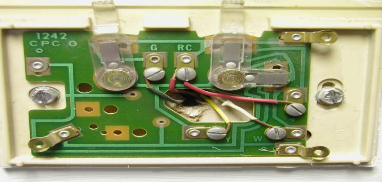 Basic Thermostat Wiring Image